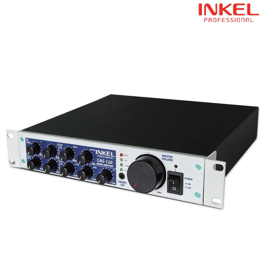 인켈피에이 CAS-120 CAS-120, 인켈피에이 초소형 디지털 믹싱앰프 120W, 4오옴 단자,마이크 팬텀 파워,하울링 방지 기능