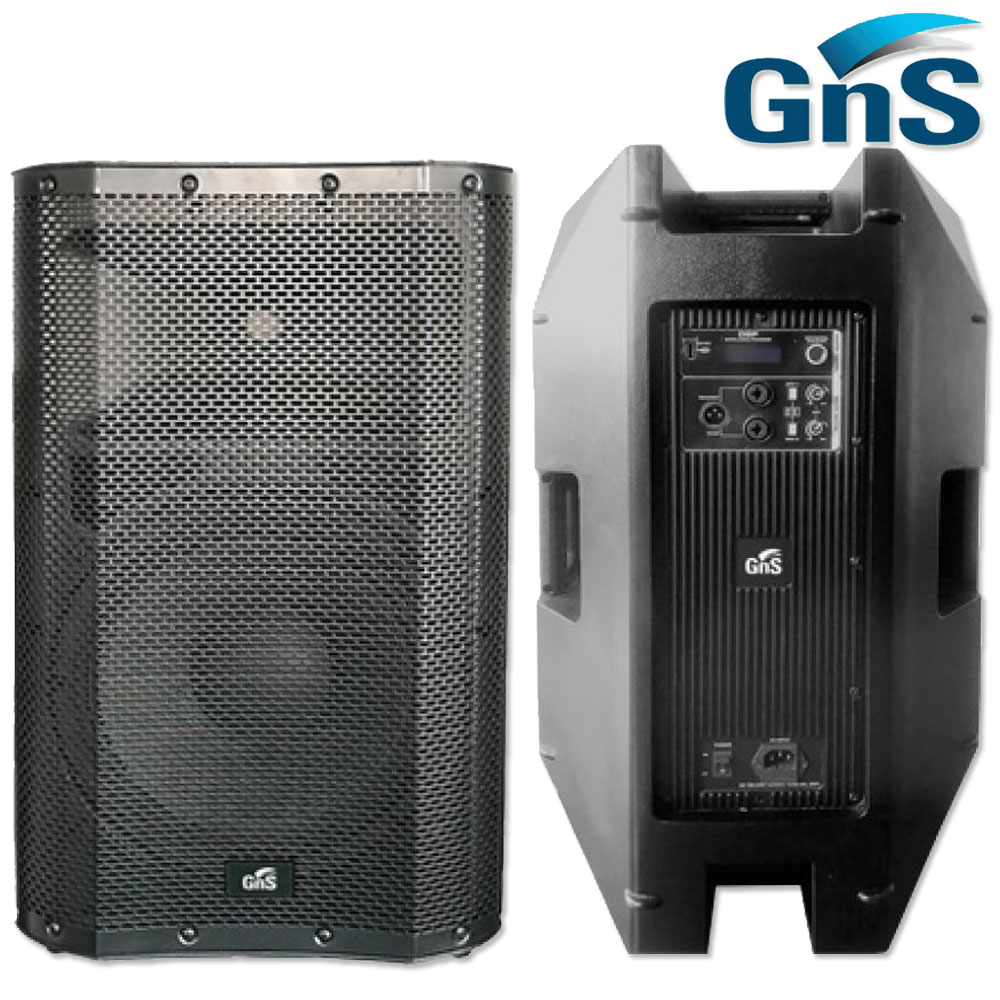 GNS GSA-12 GSA-12 지앤에스 12인치 액티브 스피커 최대 1000W, DSP 내장, 3밴드 EQ